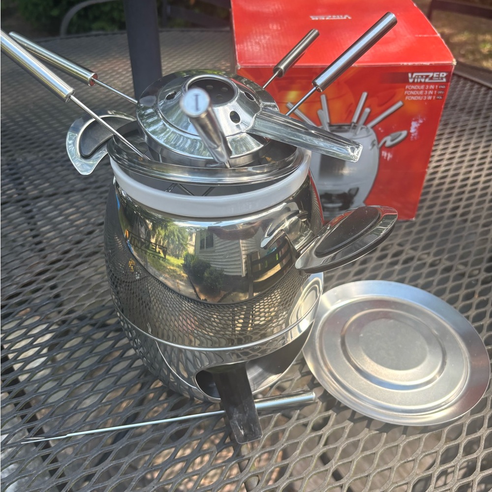 Stainless Steel Fondue Set